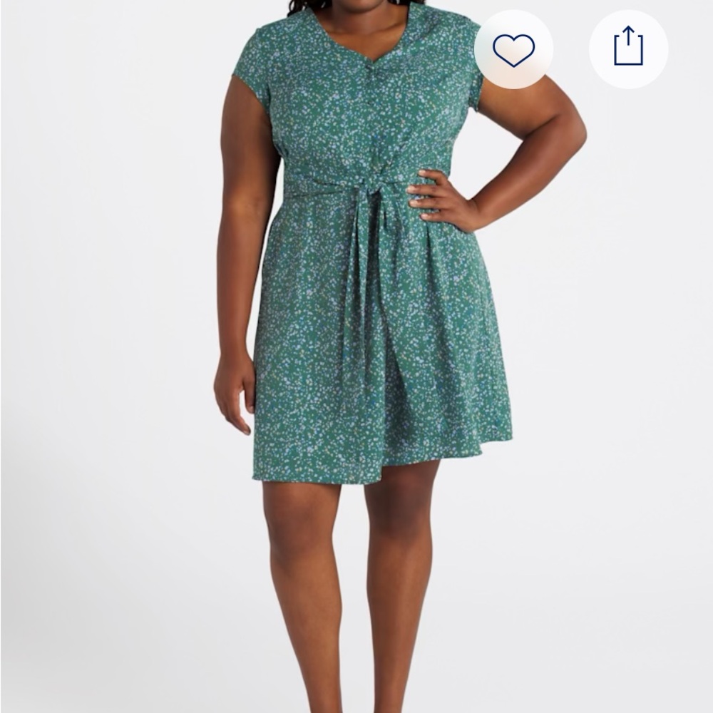 41 Hawthorn Teal Floral Mini Dress